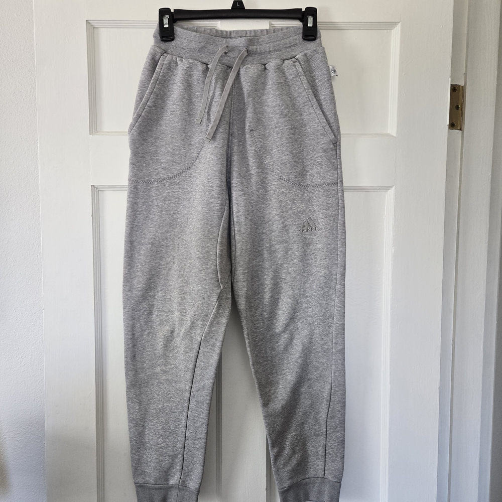 adidas Light Gray Men's Jogger Sweatpants
